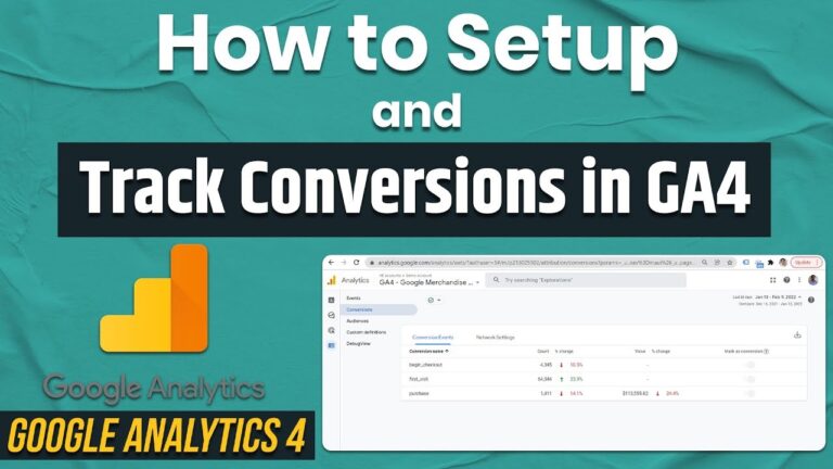 Set Up and Track Conversions in Google Analytics